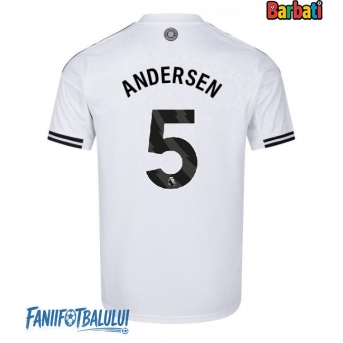 Fulham Joachim Andersen #5 Tricou Fotbal Replică 2025-26 Barbati Acasa